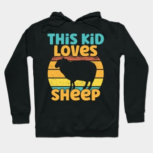 Kids This Kid Loves Sheep - Sheep lover graphic Hoodie